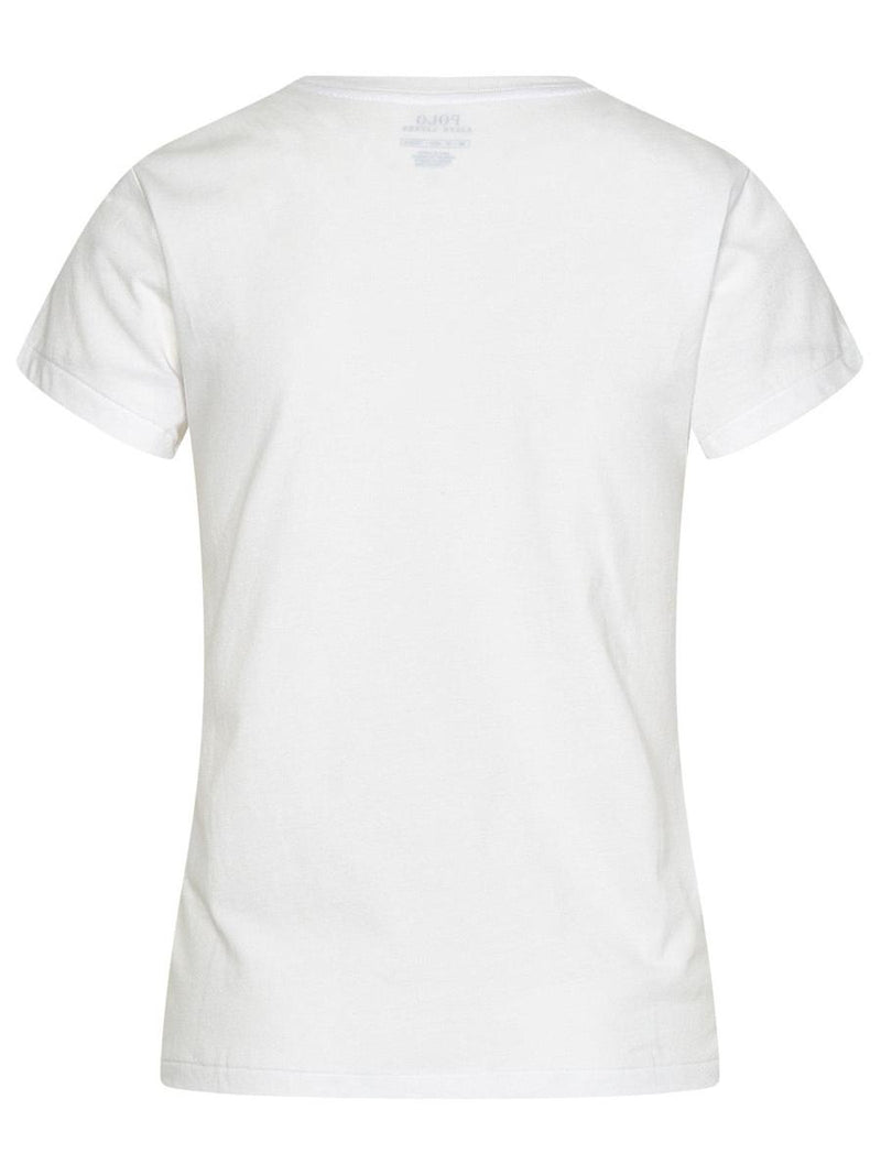Polo Ralph Lauren White Cotton T-Shirt