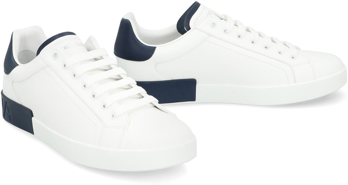Dolce & Gabbana Portofino Leather Sneakers