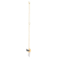 Leda Madera Meryl Brass Necklace