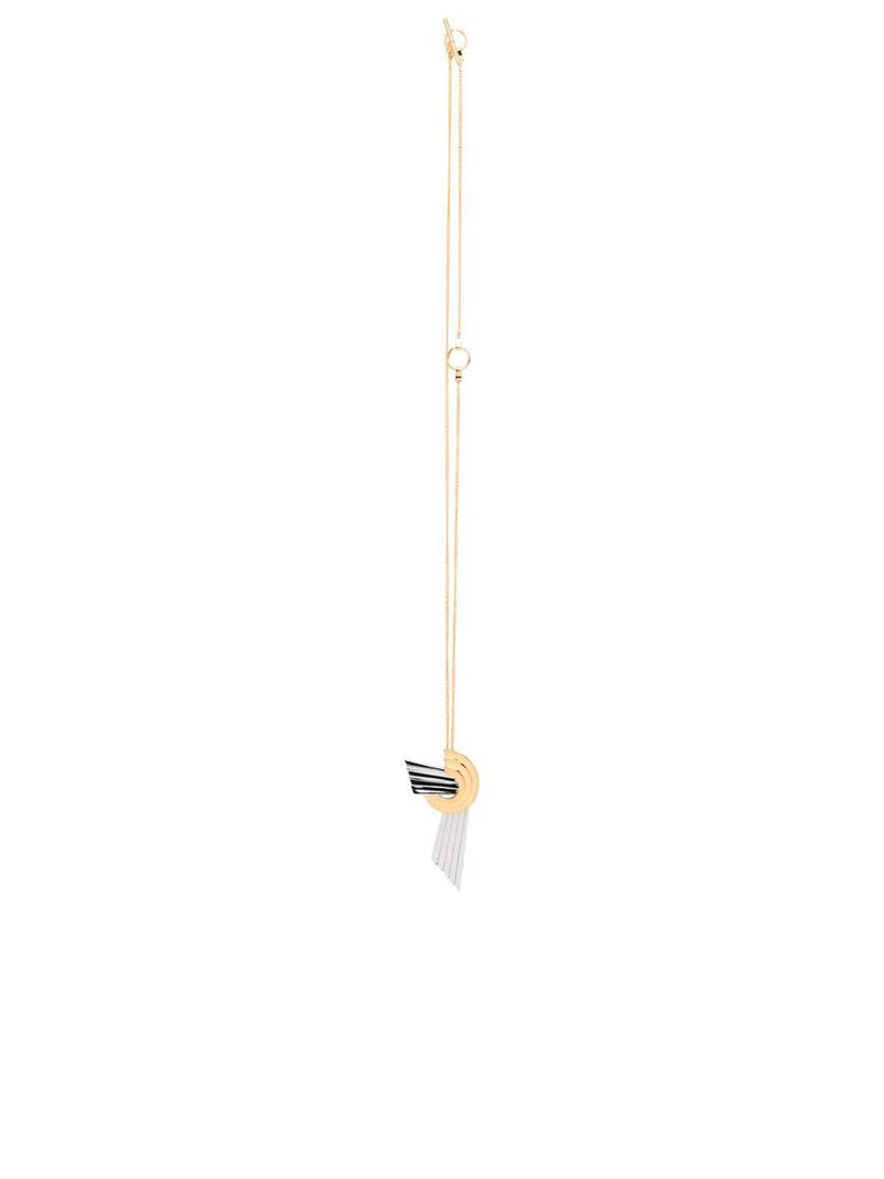 Leda Madera Meryl Brass Necklace