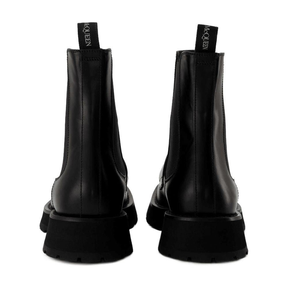 Alexander McQueen Worker Punk Ankle Boots