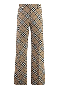 Burberry Wool Blend Trousers