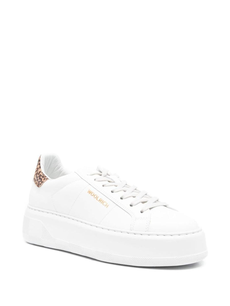 Woolrich Chunky Court Leather Sneakers