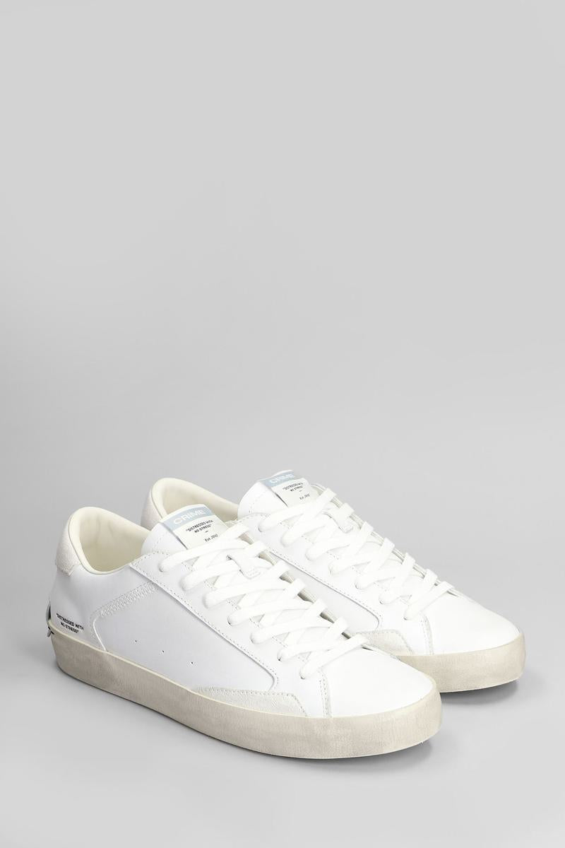 Crime London Distressed Sneakers