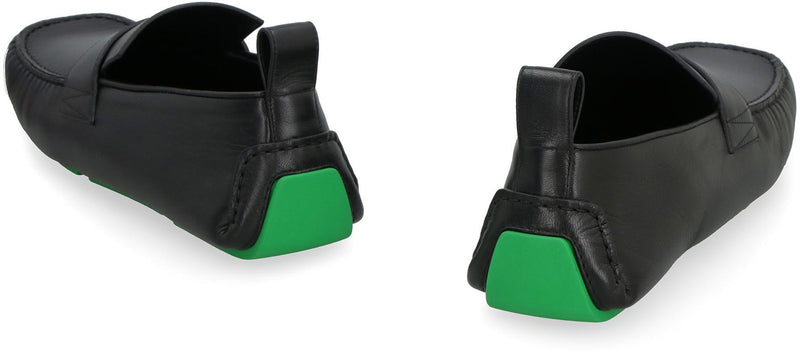 Bottega Veneta Driver Leather Loafers