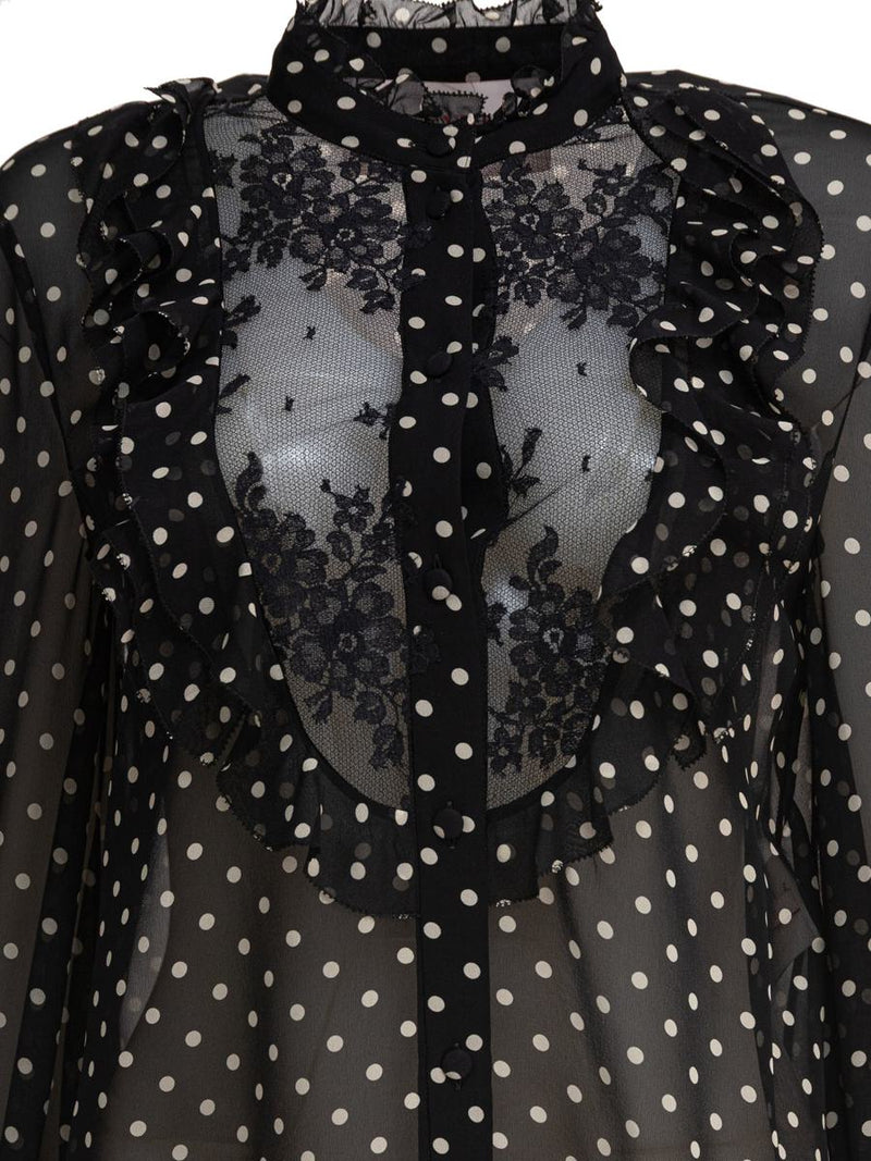 Valentino Garavani Silk Long-Sleeved Shirt