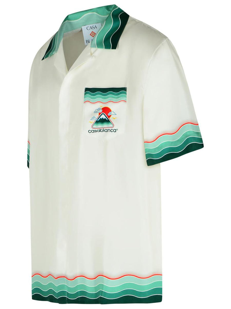 Casablanca White Silk Shirt