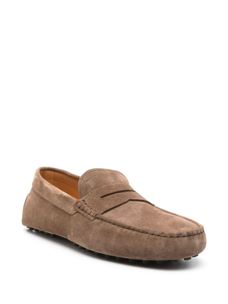 Tod'S Rubber Suede Loafer Shoes