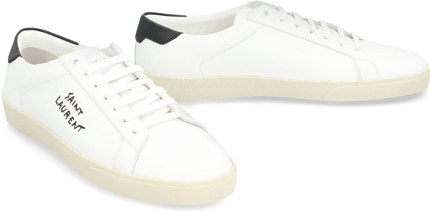 Saint Laurent Court Sl/06 Fabric Low-Top Sneakers