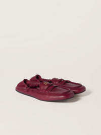 Miu Miu Embossed-Logo Loafers