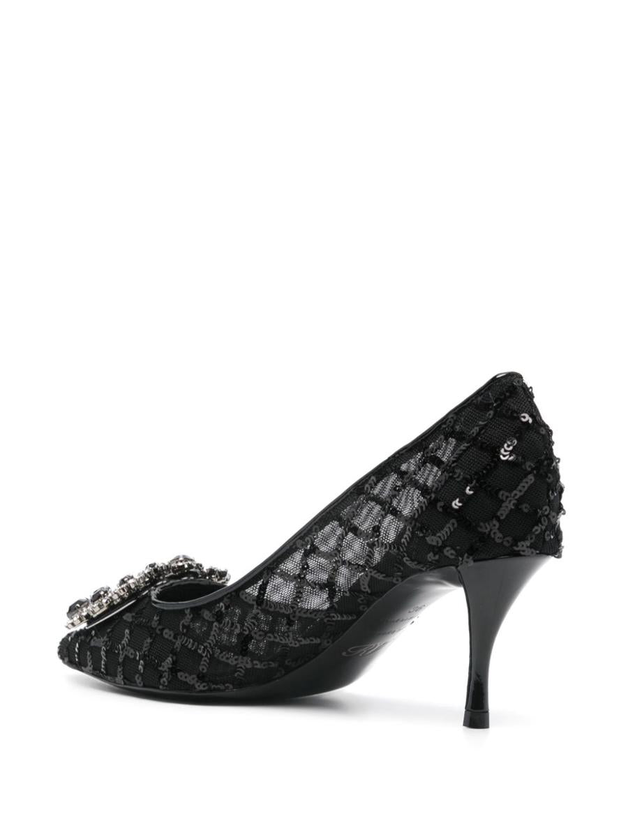 Roger Vivier Flower Strass Pumps