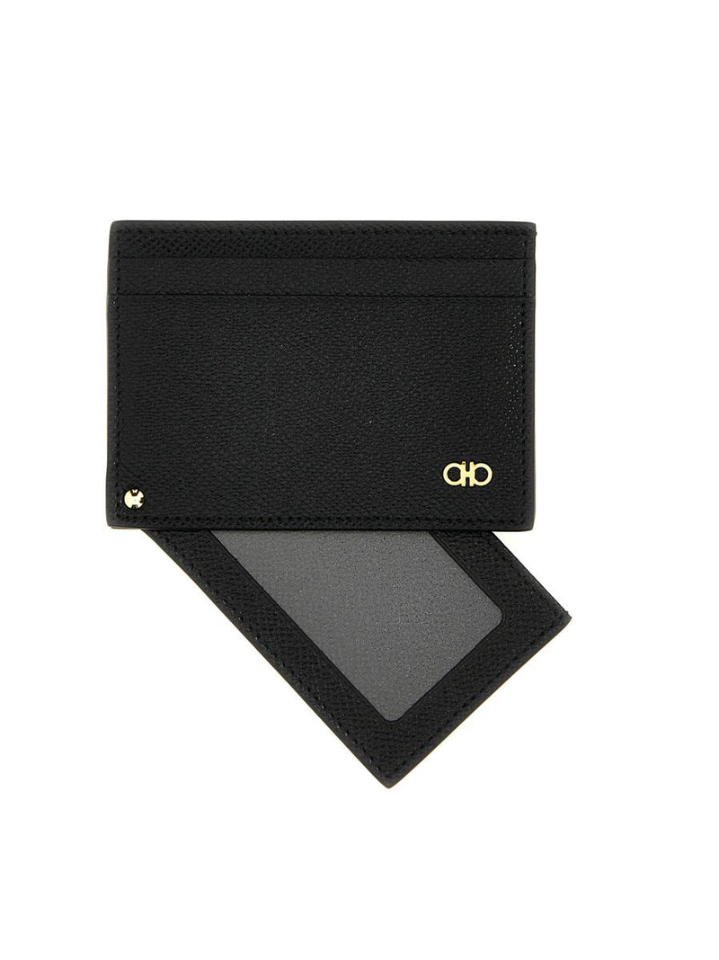Salvatore Ferragamo 'Gancio' Wallet + Card Holder Set