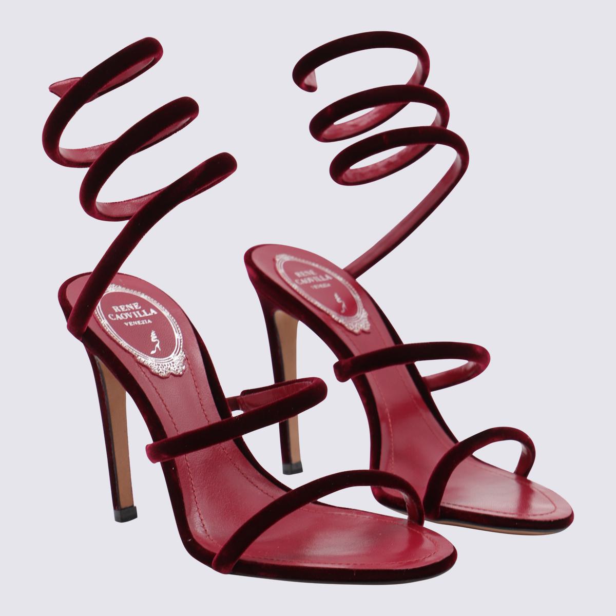 René Caovilla Red Sandals