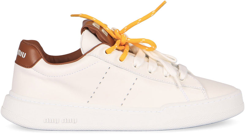 Miu Miu Leather Sneakers