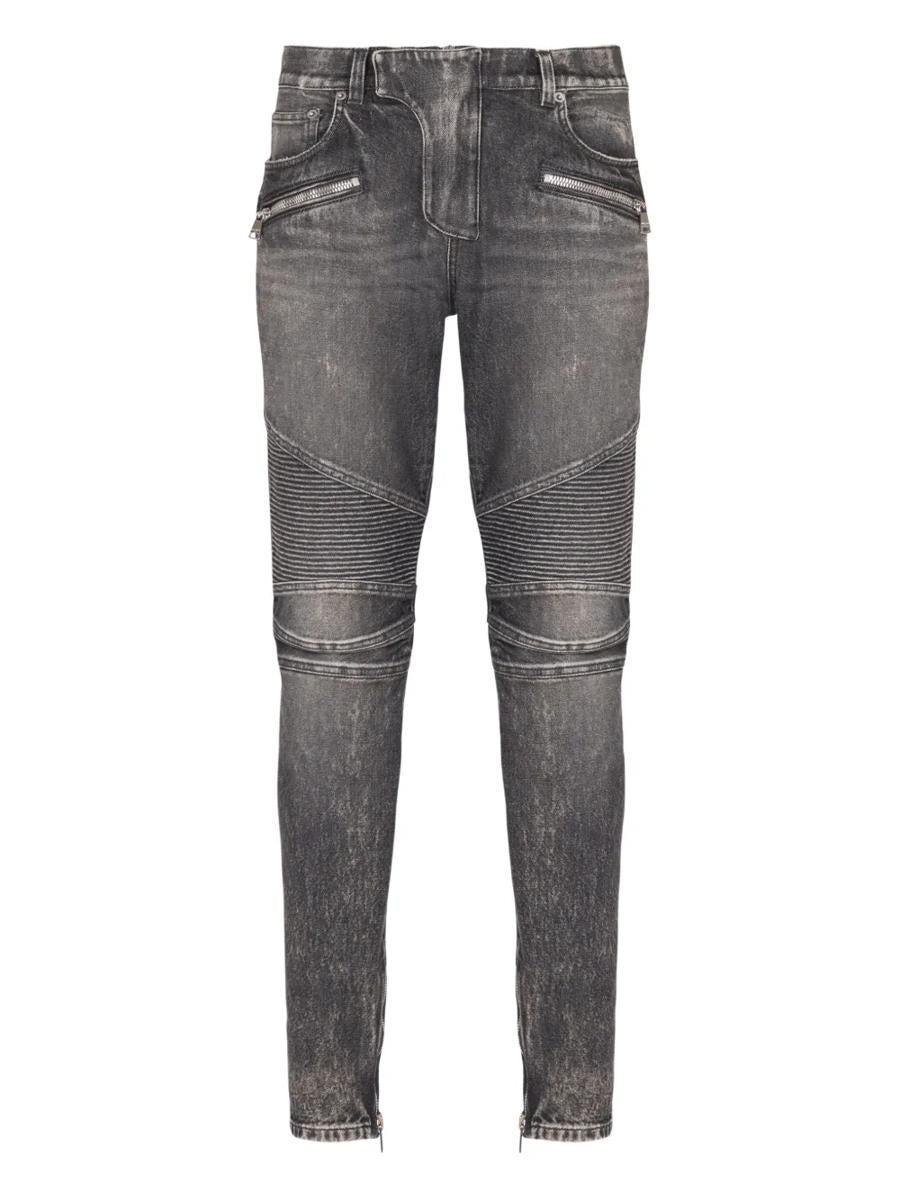 Balmain Slim Biker Jeans