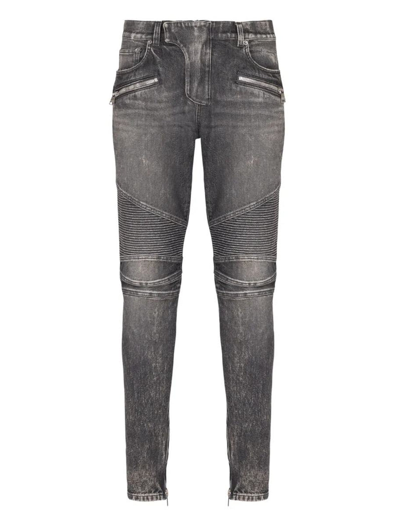 Balmain Slim Biker Jeans
