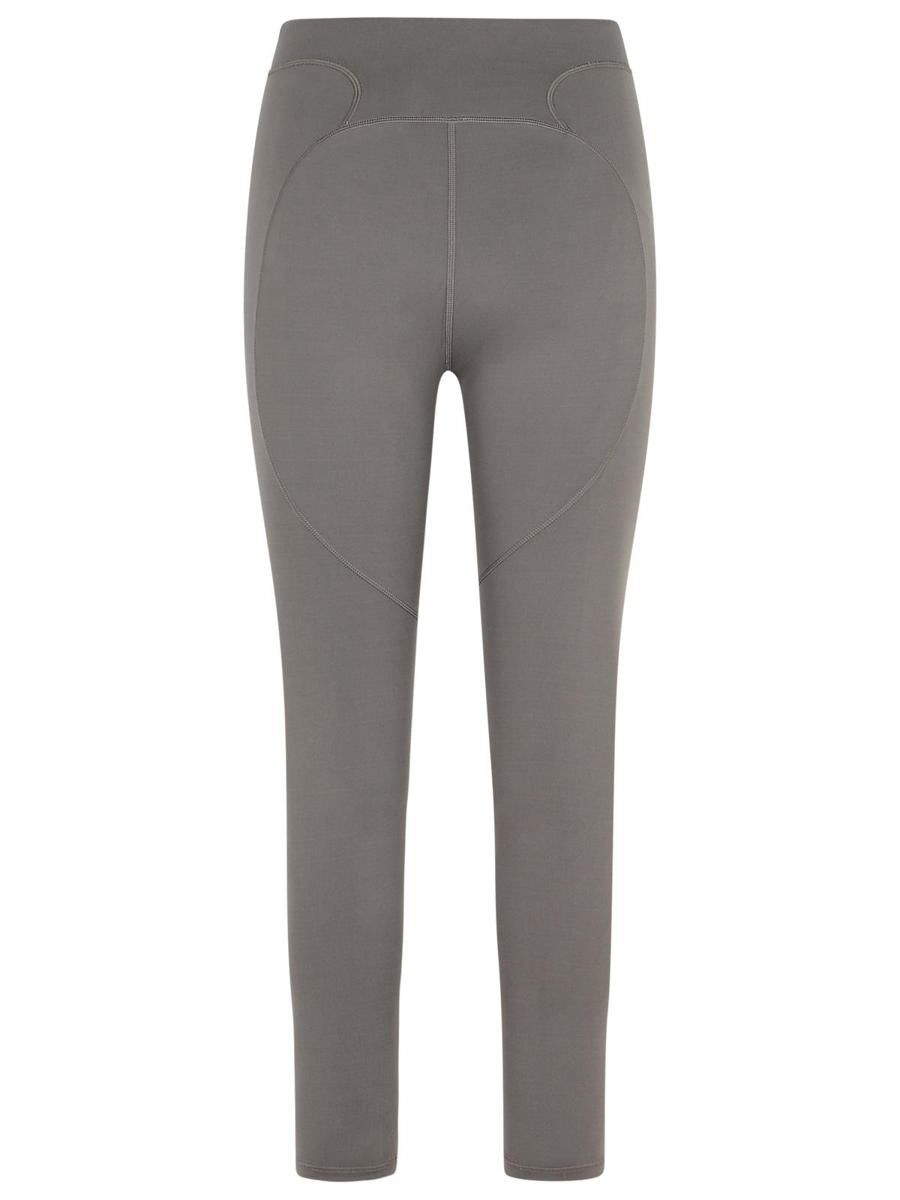 Adidas By Stella McCartney '7/8' Grey Polyamide Blend Leggings