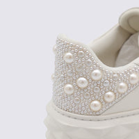 Jimmy Choo White Leather Sneakers