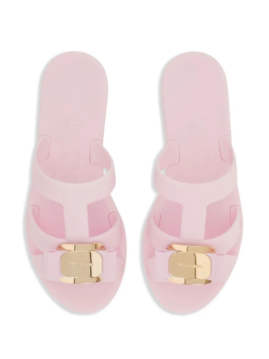 Salvatore Ferragamo Lilou Rubber Slides Shoes