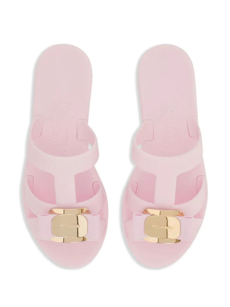 Salvatore Ferragamo Lilou Rubber Slides Shoes