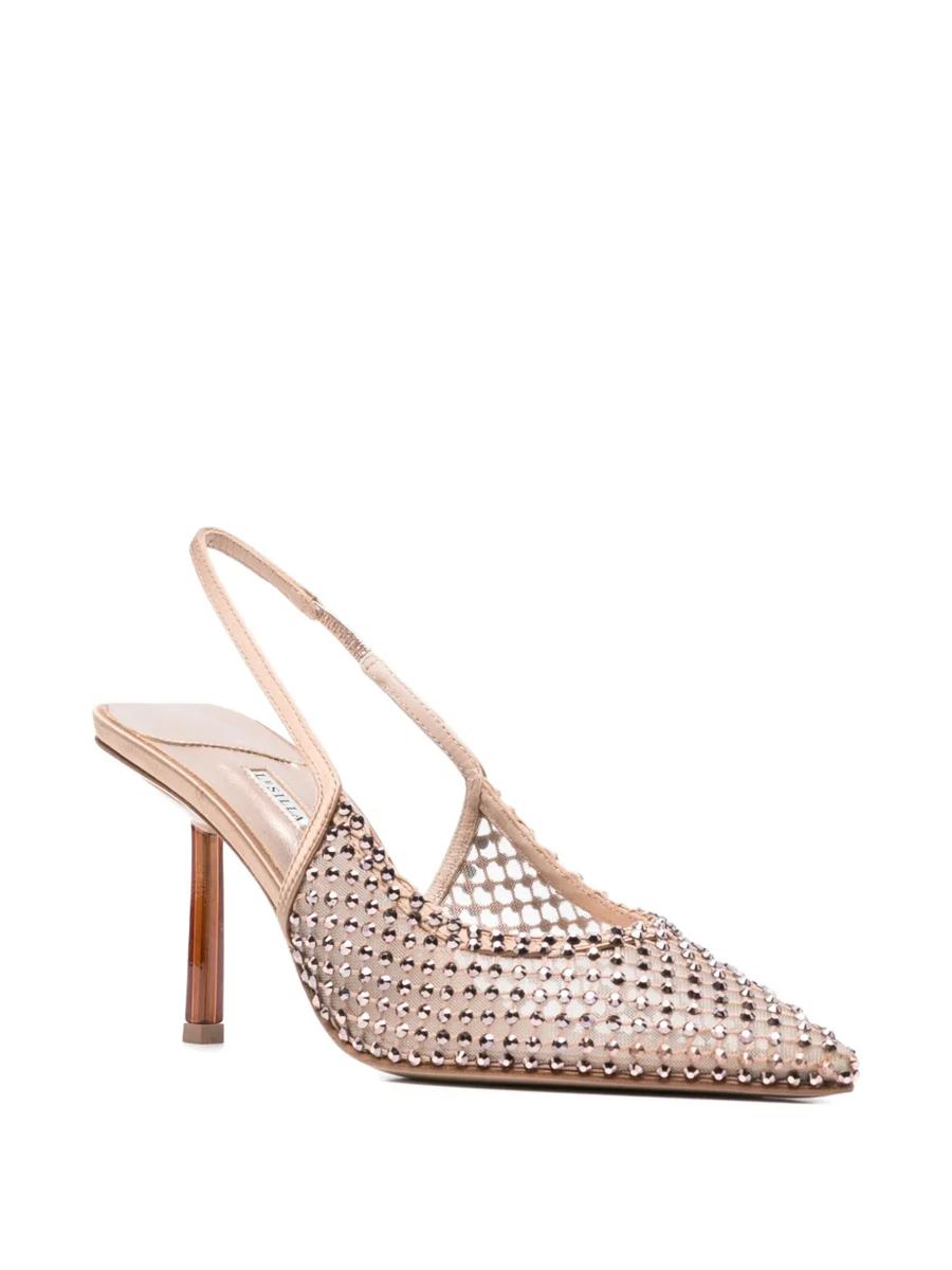 Le Silla Gilda Crystal Embellished Heel Pumps 80Mm