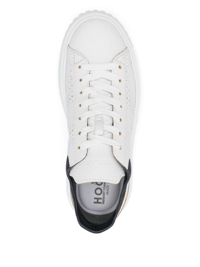 Hogan H-Stripes Leather Sneakers