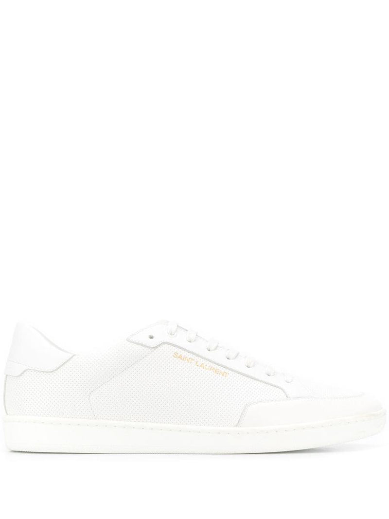 Saint Laurent Court Classic Sl/10 Leather Sneakers