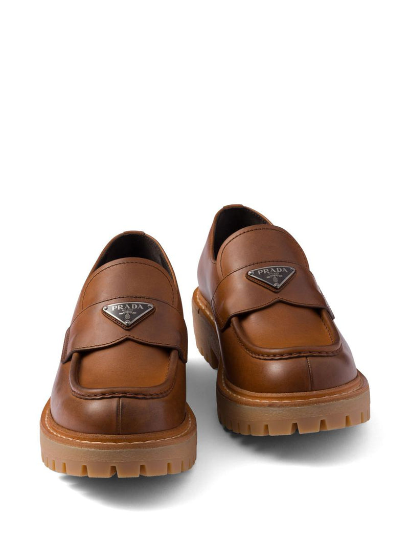 Prada Leather Loafers