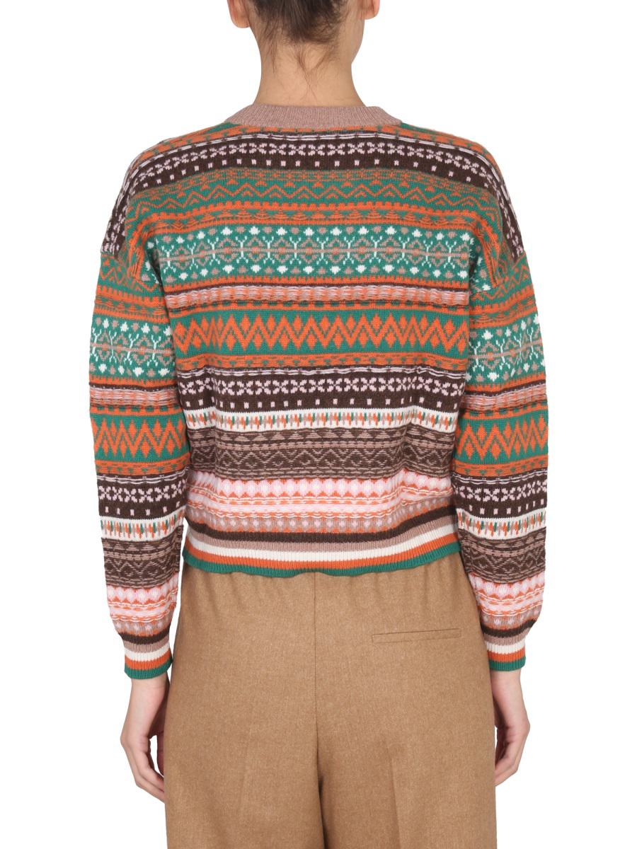 Ballantyne Multicolor Crewneck Sweater