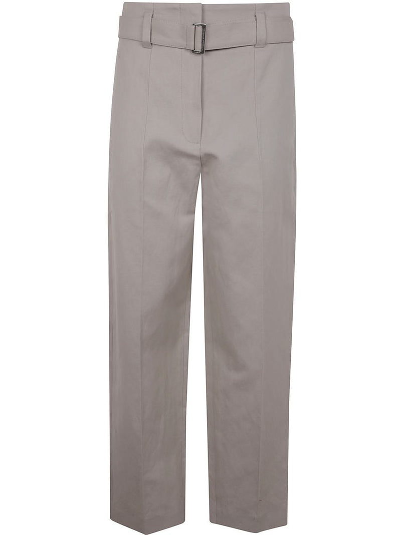 Brunello Cucinelli Regular Belt Trousers Clothing