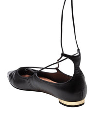 Aquazzura Gabi Flat In Soft Nappa