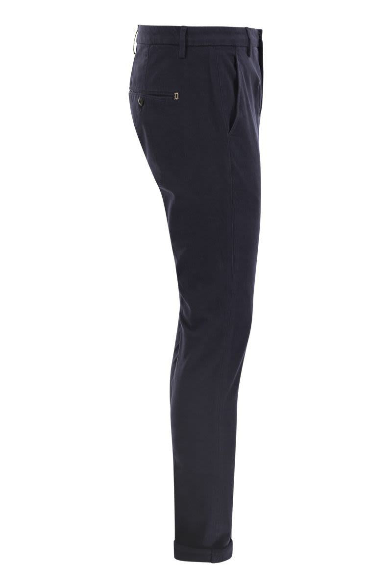Dondup Gaubert - Slim-Fit Gabardine Trousers