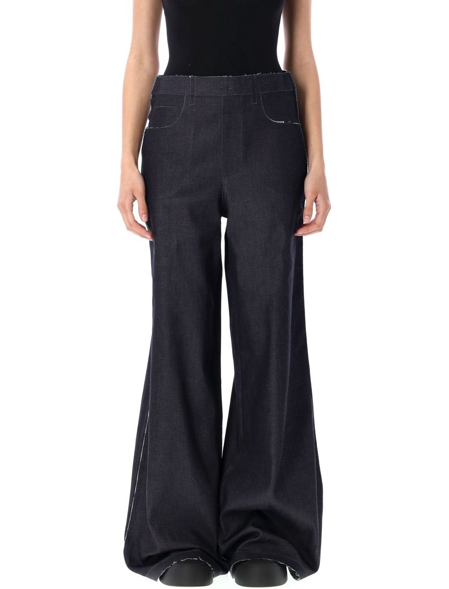 Marni Stretch Denim Trompe L'Oeil Trousers