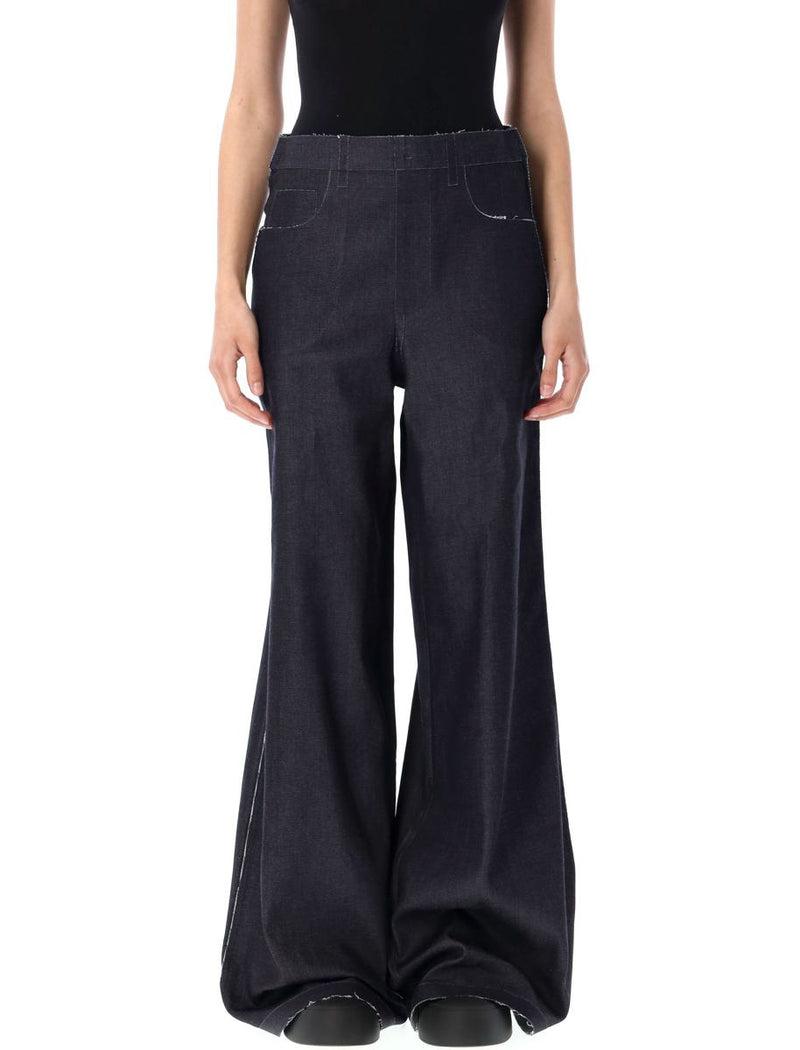 Marni Stretch Denim Trompe L'Oeil Trousers