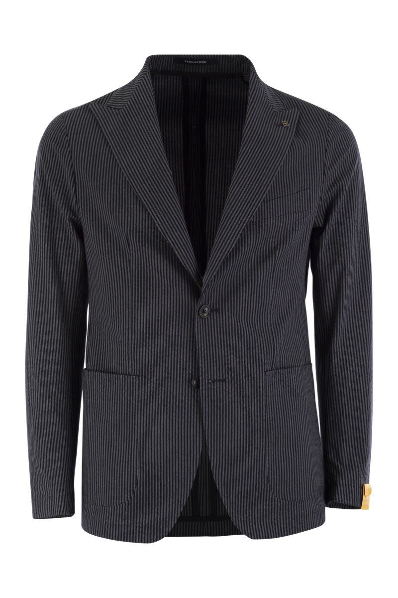 Tagliatore Two-Button Pinstripe Jacket