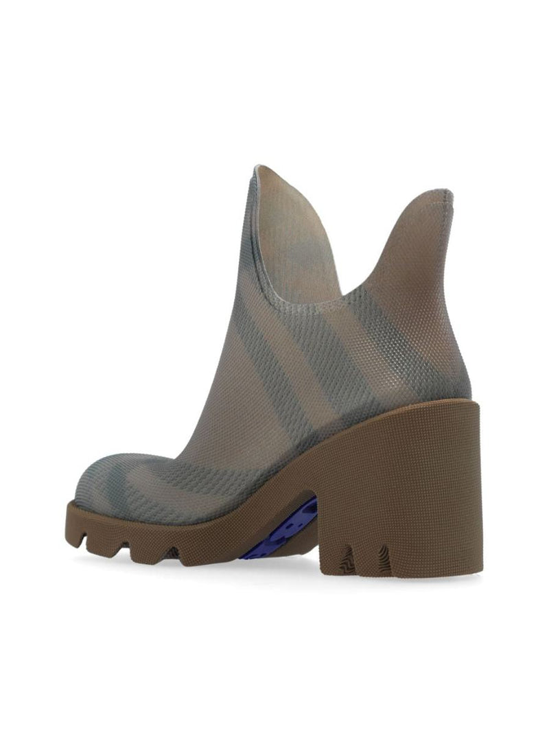 Burberry Marsh Checked Rubber Boots
