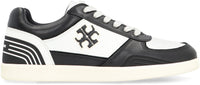 Tory Burch Clover Court Leather Low-Top Sneakers