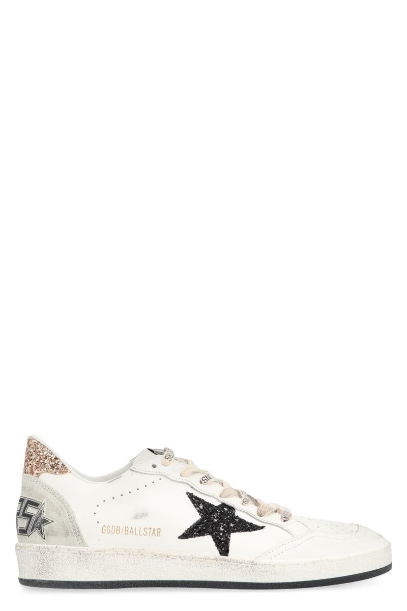 Golden Goose Ball Star Leather Low-Top Sneakers