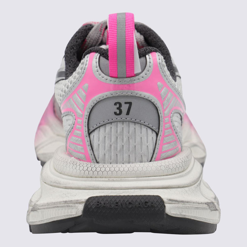 Balenciaga Grey And Pink 3Xl Sneakers