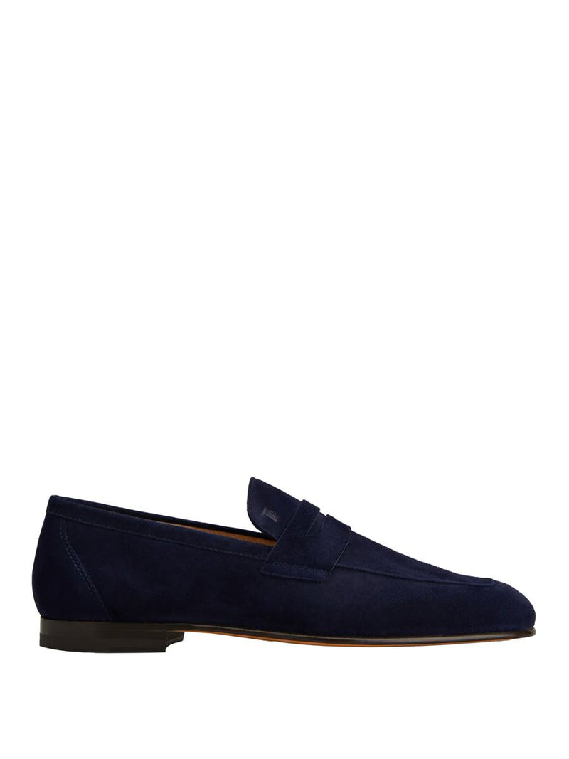 Tod'S Suede Leather Loafers Shoes