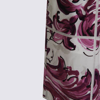 Dolce & Gabbana Pink And White Cotton Shorts