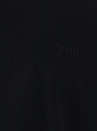 Black Oversize T-Shirt With Rear Graphic Print In Cotton Man