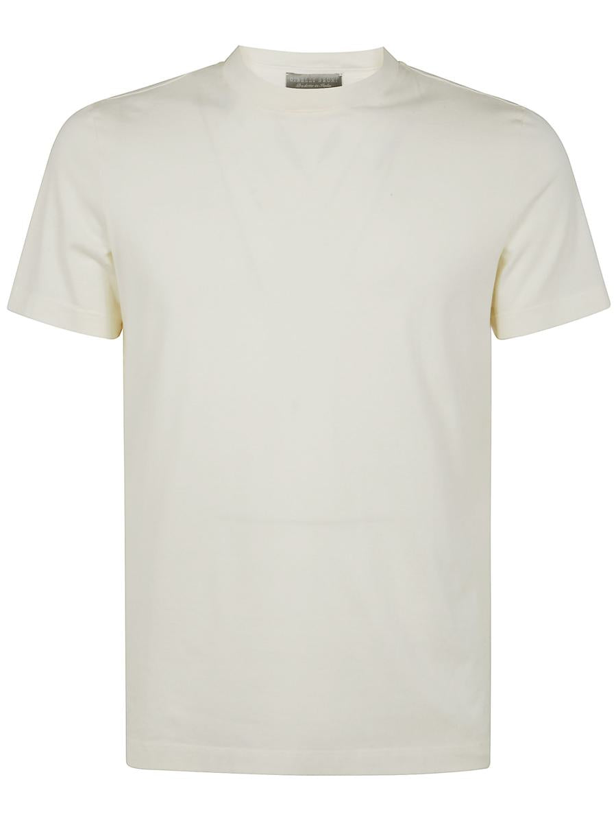 Girelli Bruni Giza Round Neck Short Sleeves T-Shirt Clothing