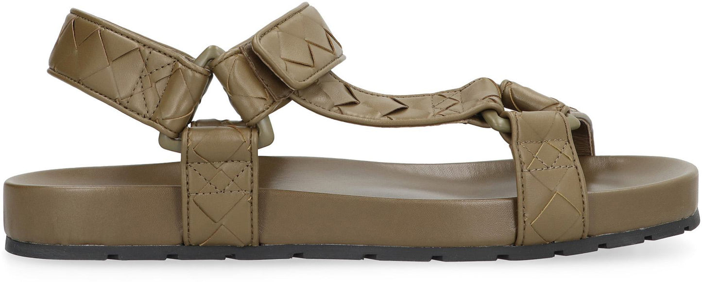 Bottega Veneta Trip Leather Sandals