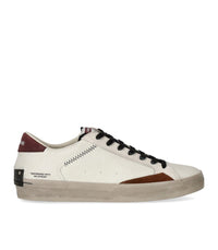 Crime London Distressed White Sneaker