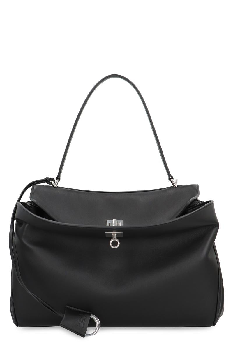 Balenciaga Rodeo Media Leather Handbag