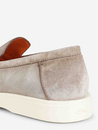 Santoni Suede Leather Loafers