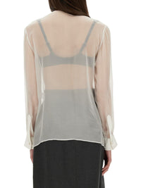 Dolce & Gabbana Chiffon Shirt With Bow