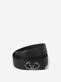 Valentino Garavani Logo Leather Belt