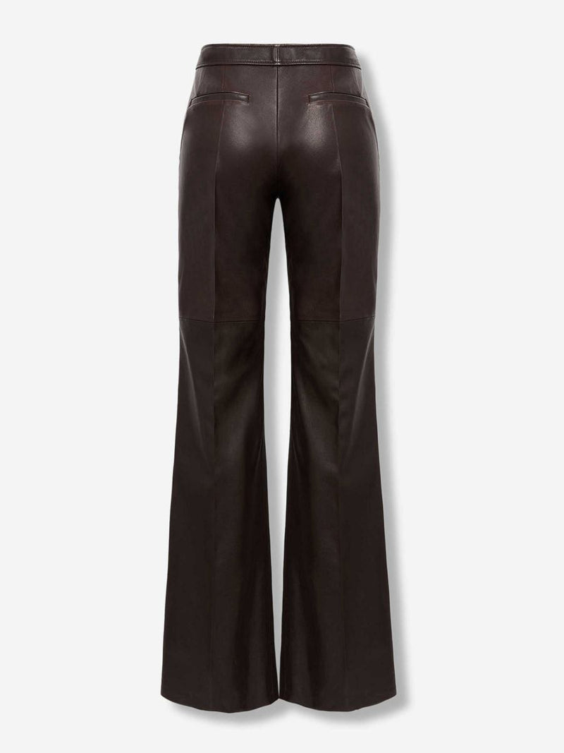 Dorothee Schumacher Flared Leather Pants